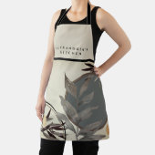 Chef's Kitchen Earthy Artistieke Waterverf Leaf Schort (Insitu)