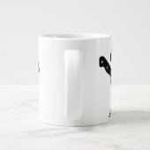 Chefs Knife en Pet Monogrammed Koffie Mok (Achterkant)