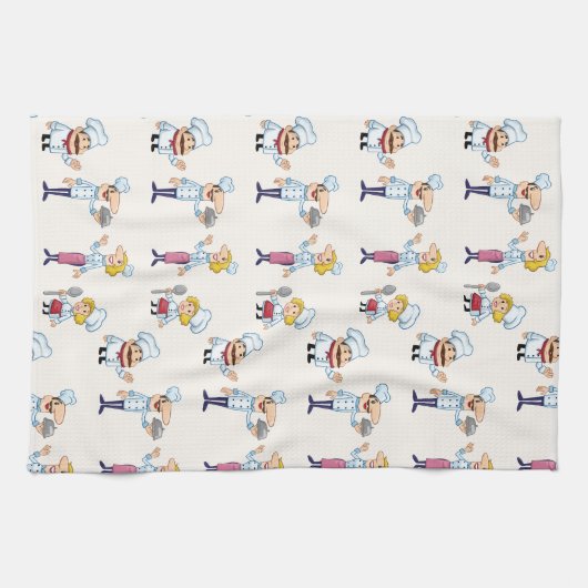Chefs koken keukenhanddoeken (Horizontaal)