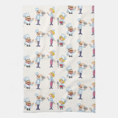 Chefs koken keukenhanddoeken (Verticaal)