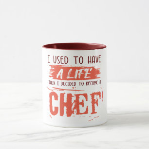 Chef's leven. Grappig Gift Idea. Mok