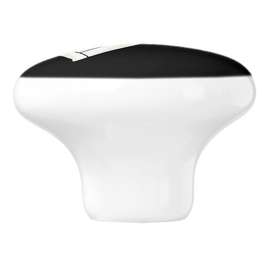 Chefs pet cartoon keramische knop (Zijkant)