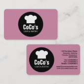 Chef's Pet Circle - Cashmere Roos Visitekaartje (Voorkant / Achterkant)