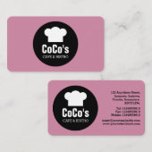 Chef's Pet Circle - Cashmere Roos Visitekaartje (Voorkant / Achterkant)