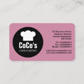 Chef's Pet Circle - Cashmere Roos Visitekaartje (Achterkant)