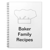 "Chef's Pet"-laptop Notitieboek (Voorkant)