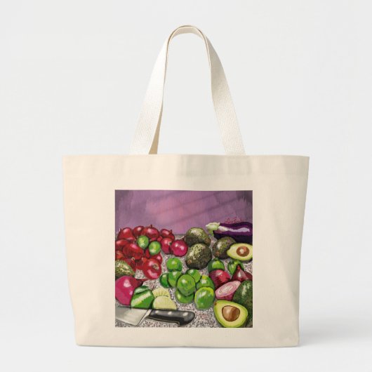 'Chef's Prep' still life Grote Tote Bag (Voorkant)