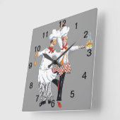 Chefs- wandklok (Hoek)