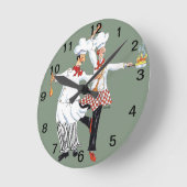 Chefs- wandklok (Hoek)