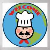 Chefs Welkom Poster (Voorkant)
