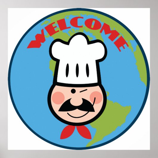 Chefs Welkom Poster (Voorkant)