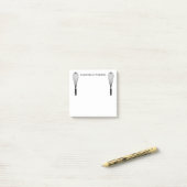 Chef's Whisks personaliseren Post-it® Notes (Op bureau)
