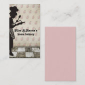  chefsilhouetbakken met biz-kaarten visitekaartje (Voorkant / Achterkant)