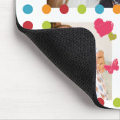 Cheful Colorful Stippen Custom Photo Love Mam Muismat (Hoek)