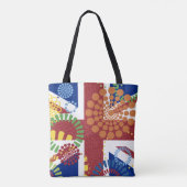 Cheful Union Jack British Flag Tote Bag (Achterkant)