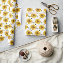 Cheful Yellow and White Flower Print Craft of
