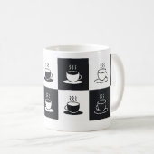 Chekered Pattern koffie mok (Voorkant rechts)