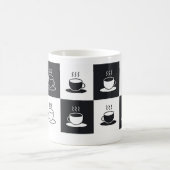 Chekered Pattern koffie mok (Center)