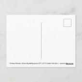 Cheleea bloesoliefschilderij briefkaart (Achterkant)