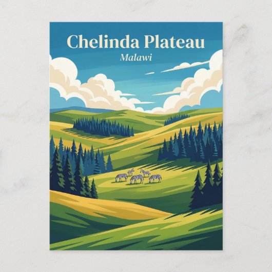 Chelinda Plateau Malawi Briefkaart (Voorkant)