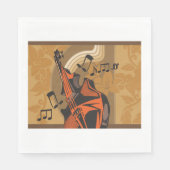 Chello Musical Instrument Paper Napkins Servet (Voorkant)