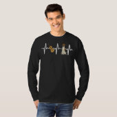 Chello Smooth Fox Terrier Heartslaghond T-shirt (Voorkant volledig)