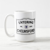 CHELMSFORD MASSACHUSETTS Hometown Mass MA Townie Koffiemok (Links)