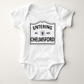 CHELMSFORD MASSACHUSETTS Hometown Mass MA Townie Romper (Voorkant)
