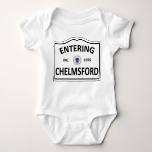 CHELMSFORD MASSACHUSETTS Hometown Mass MA Townie Romper