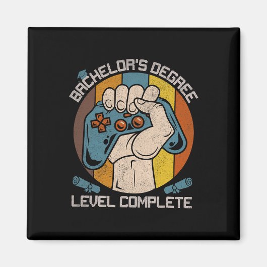 Chelor's Degree Level Complete Gamer Afstuderen CL Magneet (Voorkant)
