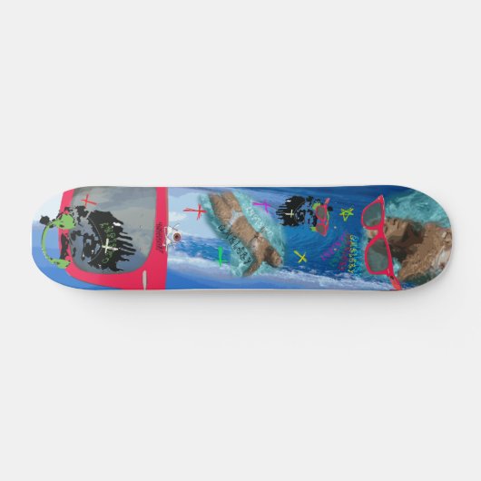 ChelsBoard Persoonlijk Skateboard (Horizontaal)