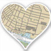 Chelsea Boston MA Nautical Chart Sticker (Voorkant)