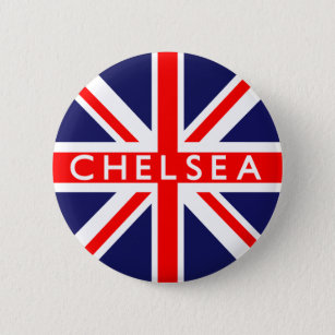 Chelsea: Britse vlag Ronde Button 5,7 Cm