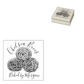 Chelsea Buns Currant Roll Bakery was een uitgelekt Rubberstempel (Gestempeld)