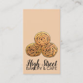 Chelsea Buns Currant Roll Bakery was een uitgelekt Visitekaartje (Voorkant)