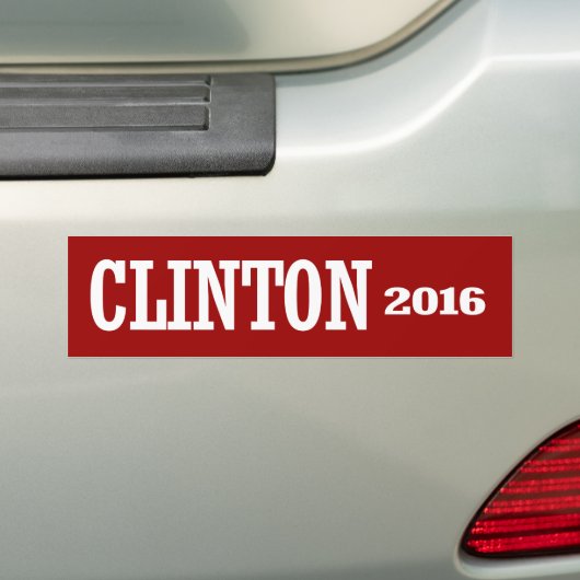 CHELSEA CLINTON 2016 BUMPERSTICKER (Op auto)