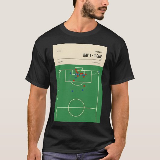 Chelsea Didier Drogba CL Header Goal T-shirt (Voorkant)