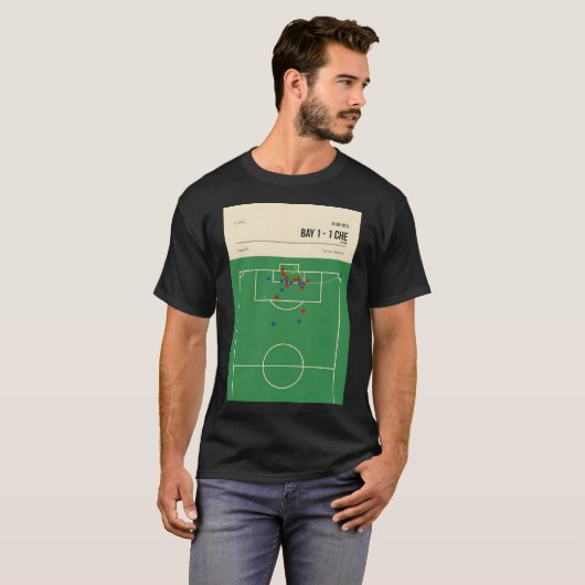 Chelsea Didier Drogba CL Header Goal T-shirt (Voorkant volledig)