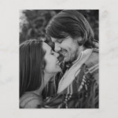 Chelsea Dusty Blue Modern Wedding Invitation (Achterkant)