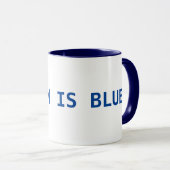 Chelsea FC Coffee Mok - Londen is blauw (Voorkant rechts)