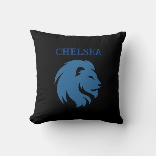 Chelsea FC met leeuw-afbeelding. . kussen (Voorkant)