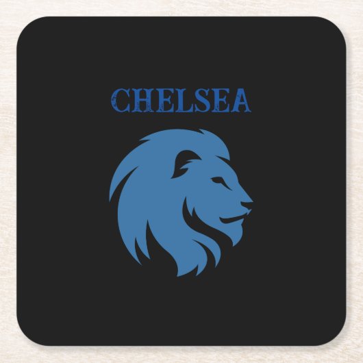 Chelsea FC met leeuw-afbeelding. . Onderzetters (Voorkant)