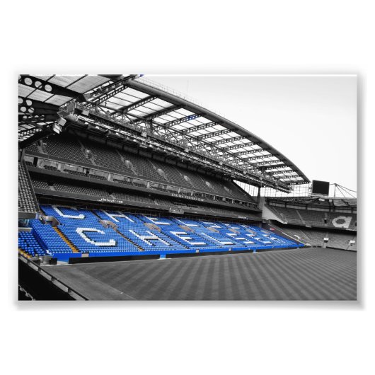 Chelsea FC Stamford Bridge West Stand London Foto Afdruk (Voorkant)