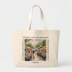 Chelsea Flower Show in de regen Canvas tas