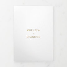 Chelsea Gold Moderne bruiloft