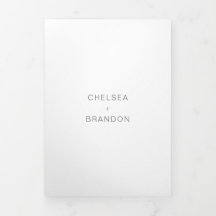 Chelsea Grey Modern Wedding