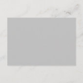 Chelsea Grey Modern Wedding Informatiekaartje (Achterkant)