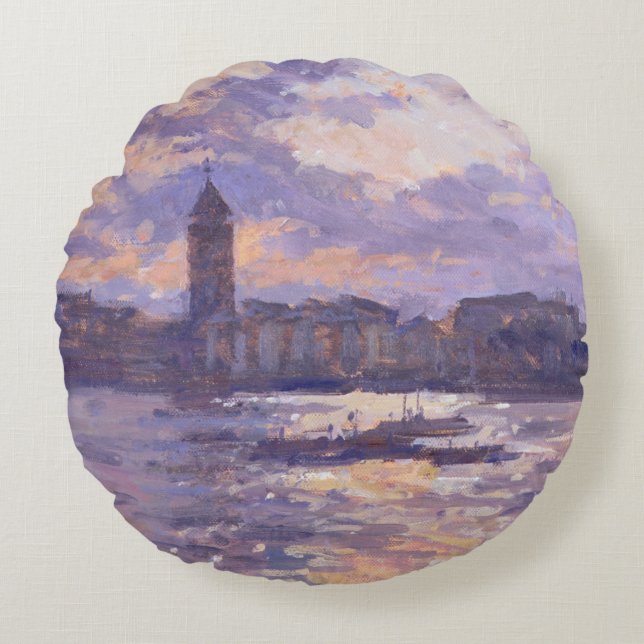 Chelsea Harbour Rond Kussen (Voorkant)