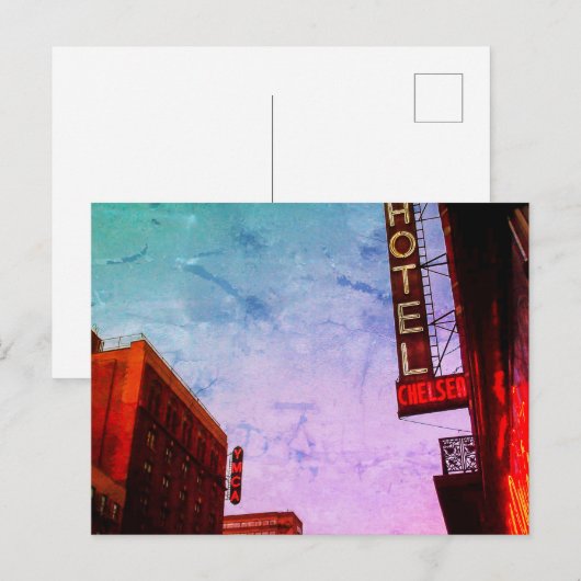 Chelsea Hotel, Briefkaart (Voorkant / Achterkant)