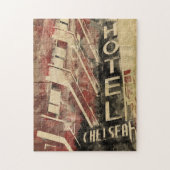 Chelsea Hotel New York  Art Puzzle Legpuzzel (Verticaal)